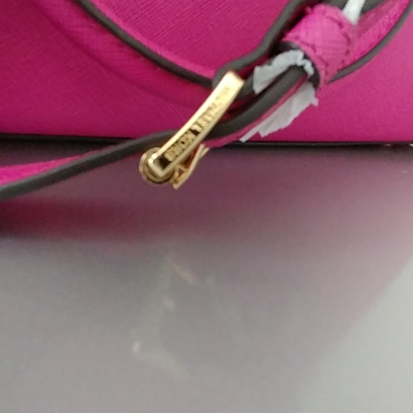 NWT MICHAEL KORS Studded Leather Satchel - Picture 4 of 8